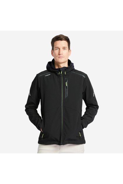 Erkek Softshell Mont - Siyah - Sailing 500