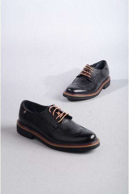 Select 2905 genuine leather special production men's shoes black