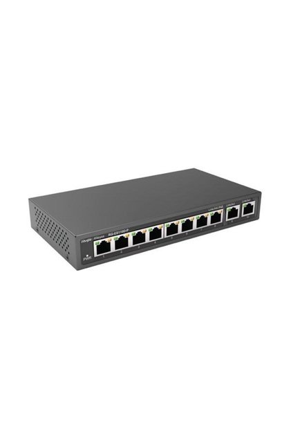 Ruijie 10port 110w 8port poe reyee rg-es110d-p 10/100 2x-uplink unmanaged switch