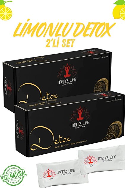Menizlife 2`li Limon aromalı detox (60 günlük) kullanım - Fiyatı