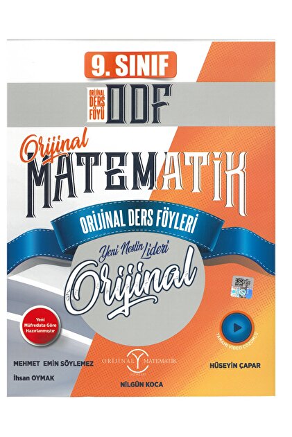 Orjinal Orijinal Yayınları 9. Sınıf Matematik ODF KDT Seti