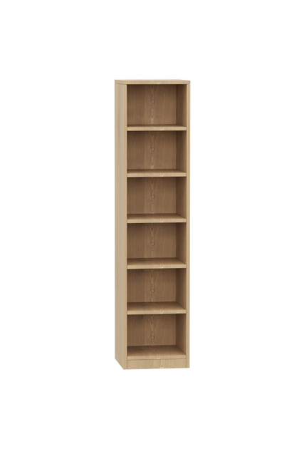 Wooden Storage Display Shelves 6-Tier Freestanding, Box Shelves, Light Imperia