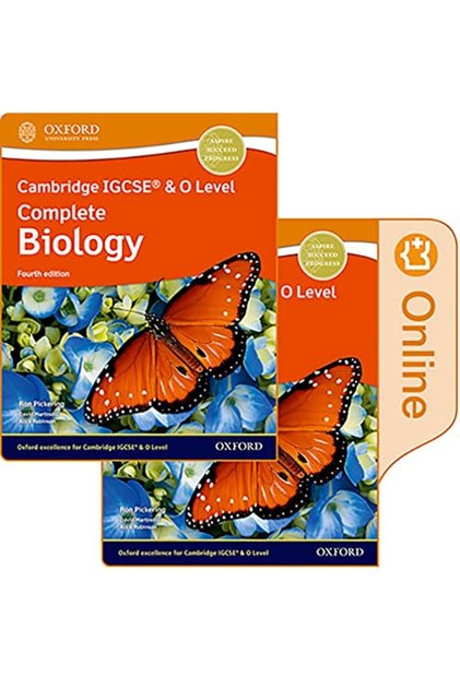 كامبريدج IGCSE (R) و O Level Complete Biology: حزمة كتاب الطالب المطبوعة والمحسنة عبر الإنترنت، الإصدار الرابع.