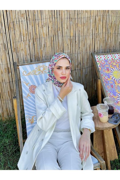 Nature Mina Soft Scarf Violet 1146-04