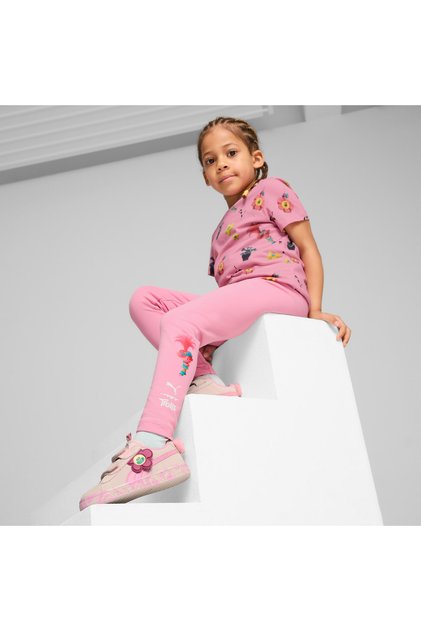 X Trolls Leggings Çocuk Pembe Tayt