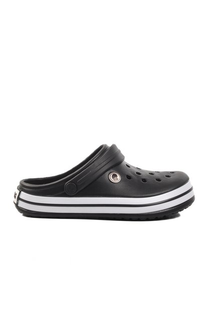 214 Black Unisex Sabo Slippers