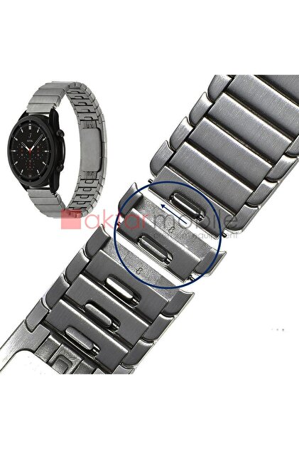 AktarMobile Huawei Watch GT 5 Pro GT 5 46 mm Uyumlu Metal Kordon