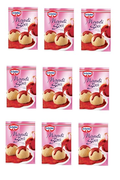 Dr.oetker Meyveli Sos 80 Gr X 9 Adet