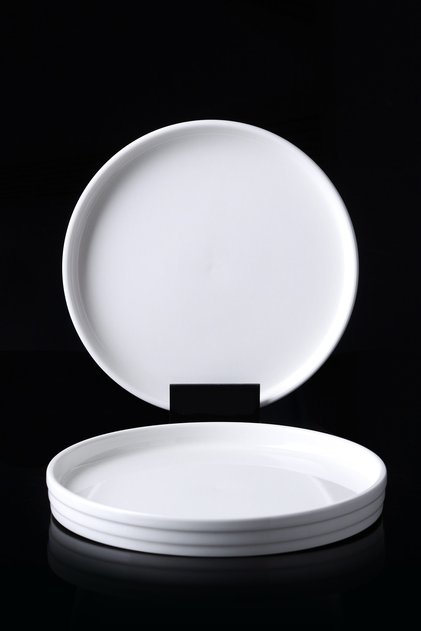 Ysf-011807/6 Bianca Perla 6-Piece Porcelain Round Serving Plate - 18 cm