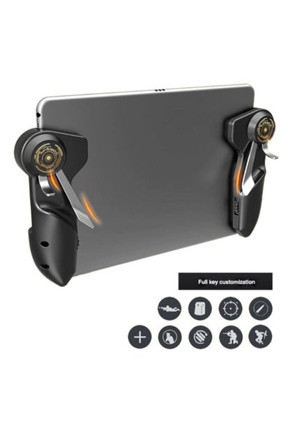 Memo Akpad6k Ipad Tablet Içın 6 Parmak Tetık Pubg Mobıle Joystıc Siyah - 4