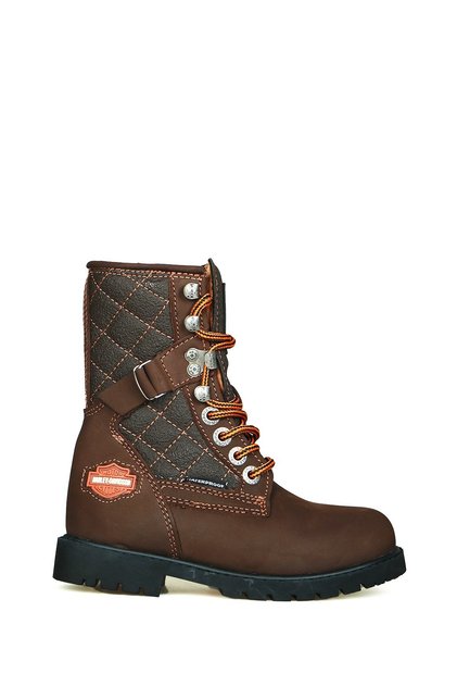 Harley Davidson Worker Brown Kids Boots