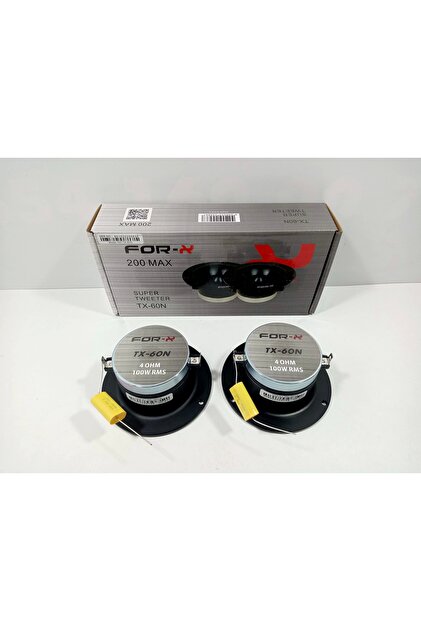 For-X Dome Tweeter – 200w 100rmstiz – Tx-60n 10cm Dome Tweeter