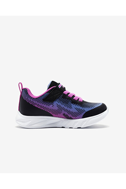 Skechers FLİCKER FLASH - LİGHT TAKEOVER Büyük Kız Çocuk Siyah