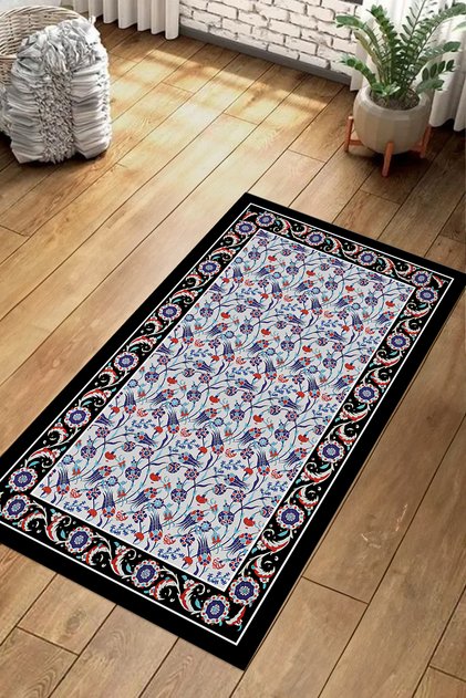 Digital Printed Non-Slip Base Washable Gift Dowry Prayer Mat Prayer Rug