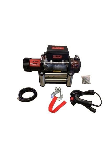 VİNÇ P. 13000 LB ÇELİK HALATLI 12V MANDALLI TAMBUR -28 METRE