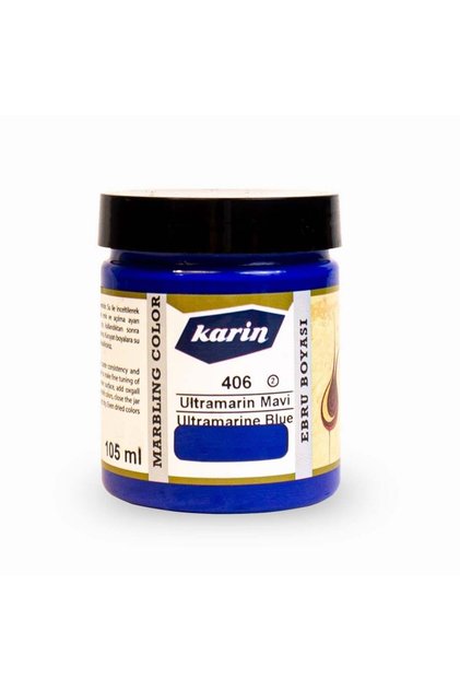 Ebru Boyası 406 Ultramarıne Mavi 105 ml