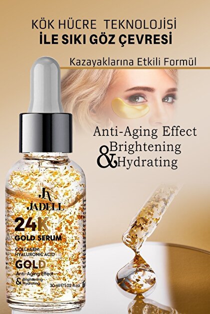 JADELL 24k Altın Göz ve Yüz Çevresi Bakım Serumu 30 ml - Fiyatı