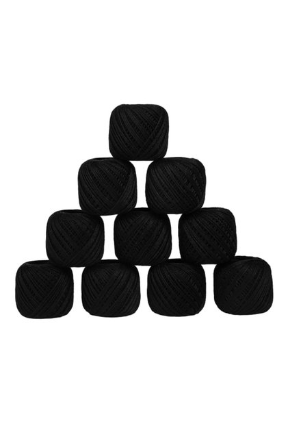 Jütburada Black Jute Yarn 5 Pieces 500 Grams Straw Rope Twine Rope Natural Rope Sack Rope