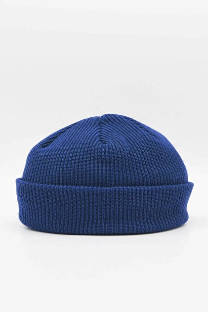 Women's Navy Blue Hiphop Docker Beret Folding Cap Hat