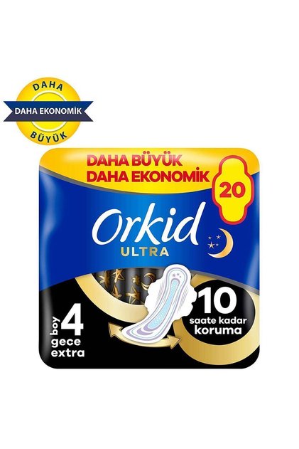Ultra Gece Ekstra (BOY 4) 20 Adet Hijyenik Ped