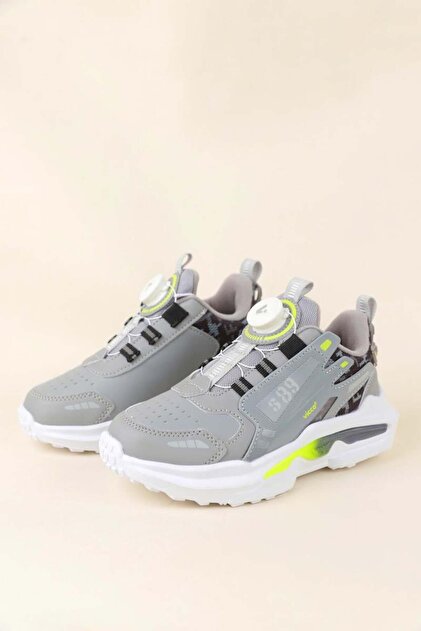 Vicco 26-35 Numara Erkek Çocuk Gri Renk Code Mekanizmalı Spor