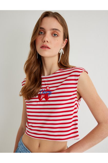 X Tuba Unsual - Cherry Printed T-Shirt