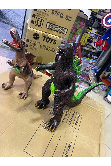 liss çarşı Godzilla ve Dinazor Trex - İkili Sesli Gerçek ve Sert