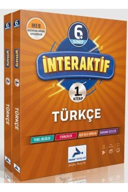 Paraf Yayınları Paraf Yayınları 6. Sınıf İnteraktif Türkçe Soru