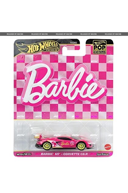 HOT WHEELS PREMİUM BARBİE CORVETTE MODEL ARABA DİECAST ARABA