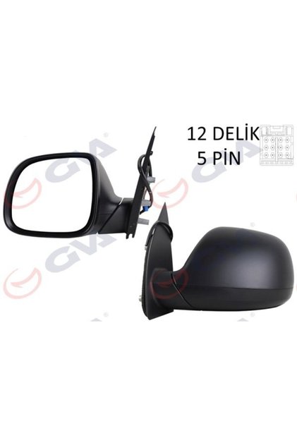 DIŞ DİKİZ AYNASI SOL TRANSPORTER T6 CARAVELLE 10 ELEKTRİKLİ ISITMALI ASFERİK 5