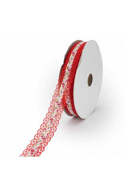 Floral Patterned Lace Ribbon