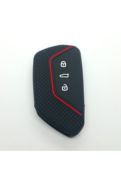 Volkswagen Golf 8 New Caddy Silicone Case (Red Striped)