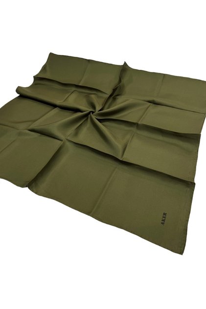 Plain Silk Scarf Twill - Khaki 952