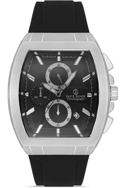 Erkek Kol Saati Gümüş DG-8485GD-J2 Çelik Kordon Quartz Mekanizma Su Geçirmez