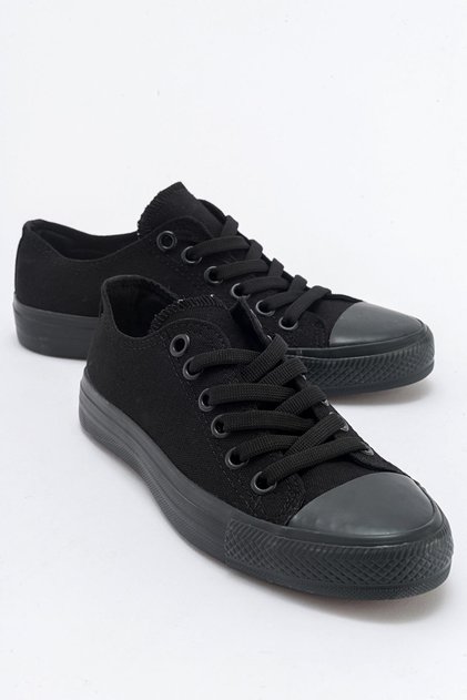 Women's Linen Sneakers BLACK BLACK