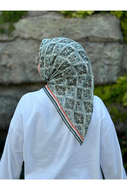 Soft Colored Patterned Cotton Scarf