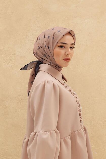 Olinda Scarf - Mink Navy Blue
