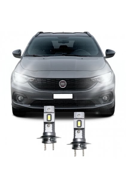 FIAT EGEA MERCEKLİ FAR LED KISA FAR AMPULÜ H7 Mini Led 2'li Set