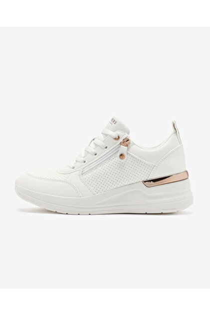 Skechers Modern D'lux - Good Start Kadın Beyaz Sneakers 158584