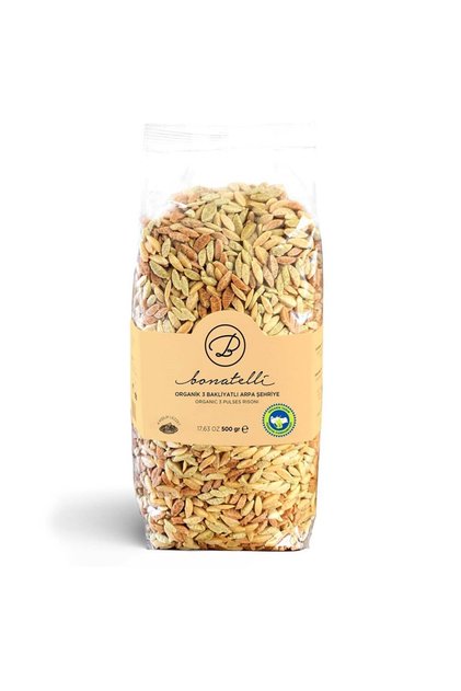 Organik 3 Bakliyatlı Arpa Şehriye 500 G