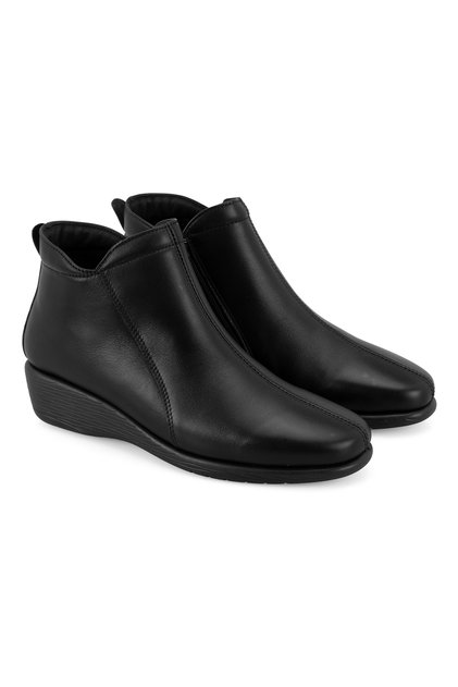 Jalyn Black Women's Desacomfort Zippered Leather Boots