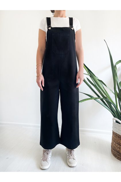 Gabardin Salopet Baggy Kalıp Tulum