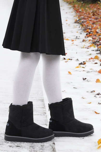 Jessy Zippered Girl's Boots