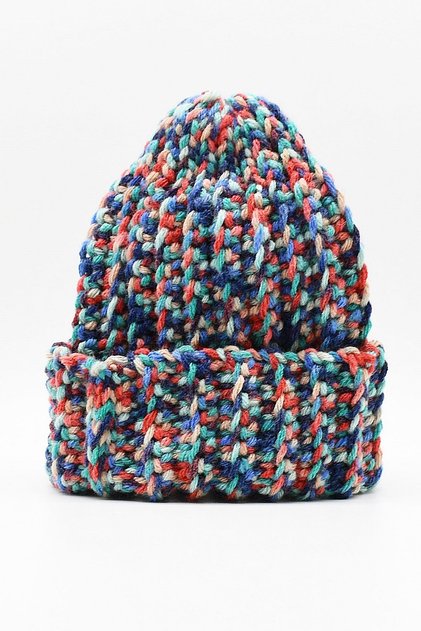 Crochet Thick Winter Knitted Wool Women's Beret
