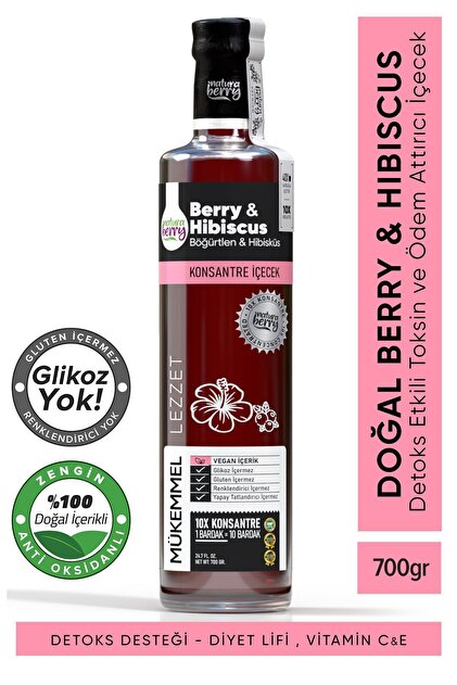NaturaBerry Berry & Hibiscus Konsantresi 700gr - Fiyatı, Yorumları
