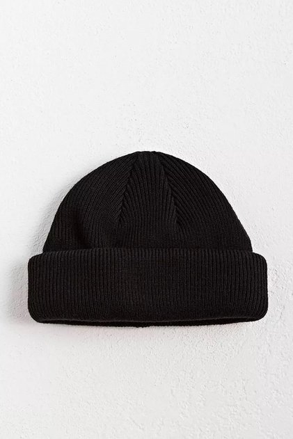 Women's Vintage Hipster Docker Beret Black