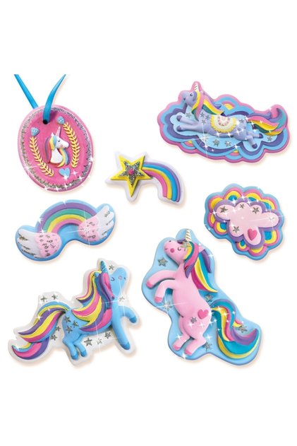Set creativ de modelat și pictat - Unicorni
