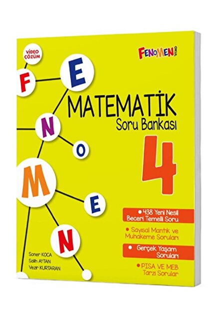 Gama Yayınları 4. Sınıf Matematik Fenomen Soru Bankası - Fiyatı