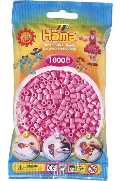 Midi Boncuk 1.000'lik - Pastel Pembe