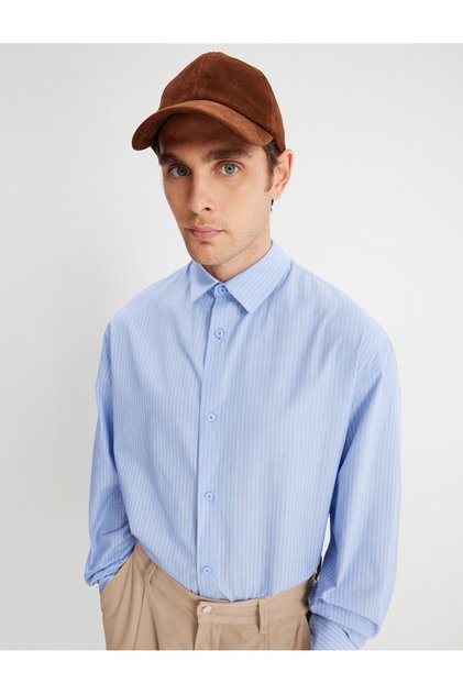 Long Sleeve Shirt Buttoned Cotton